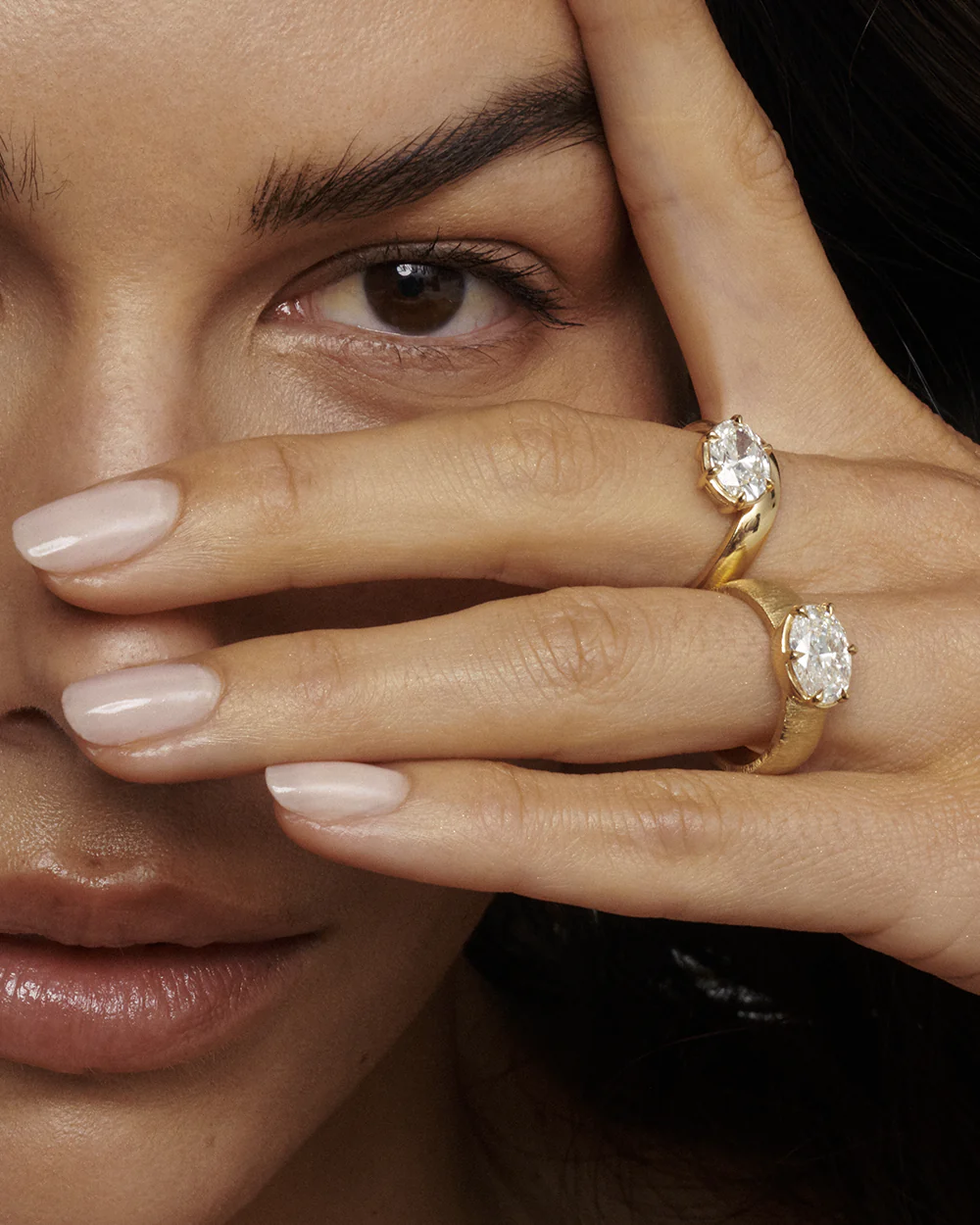 Alba 2.02ct East West Oval Diamond Ring - Image 3