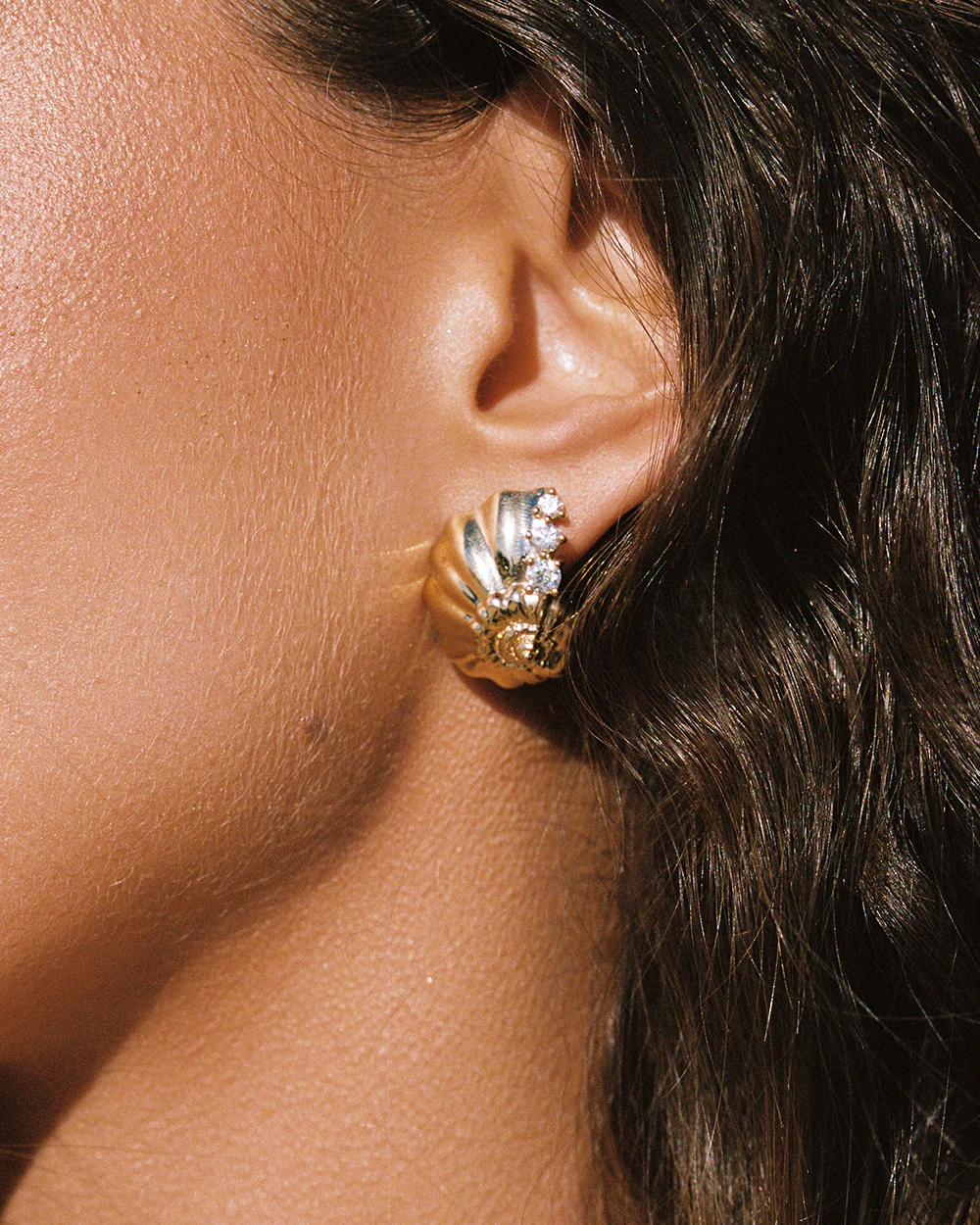 Ariel Shell Earrings - Image 3