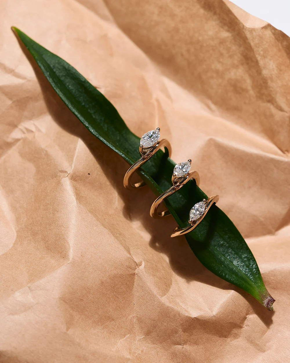 Astra Marquise Pinky Ring - Ready in 7 Days - Image 4