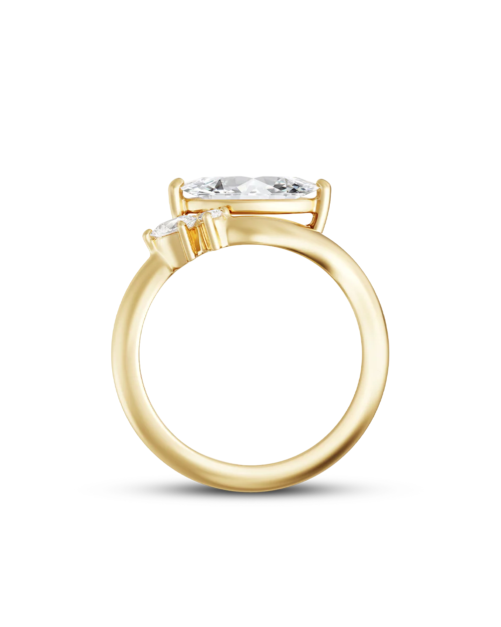 Ayla 1.12ct East West Marquise Diamond Ring - Image 10