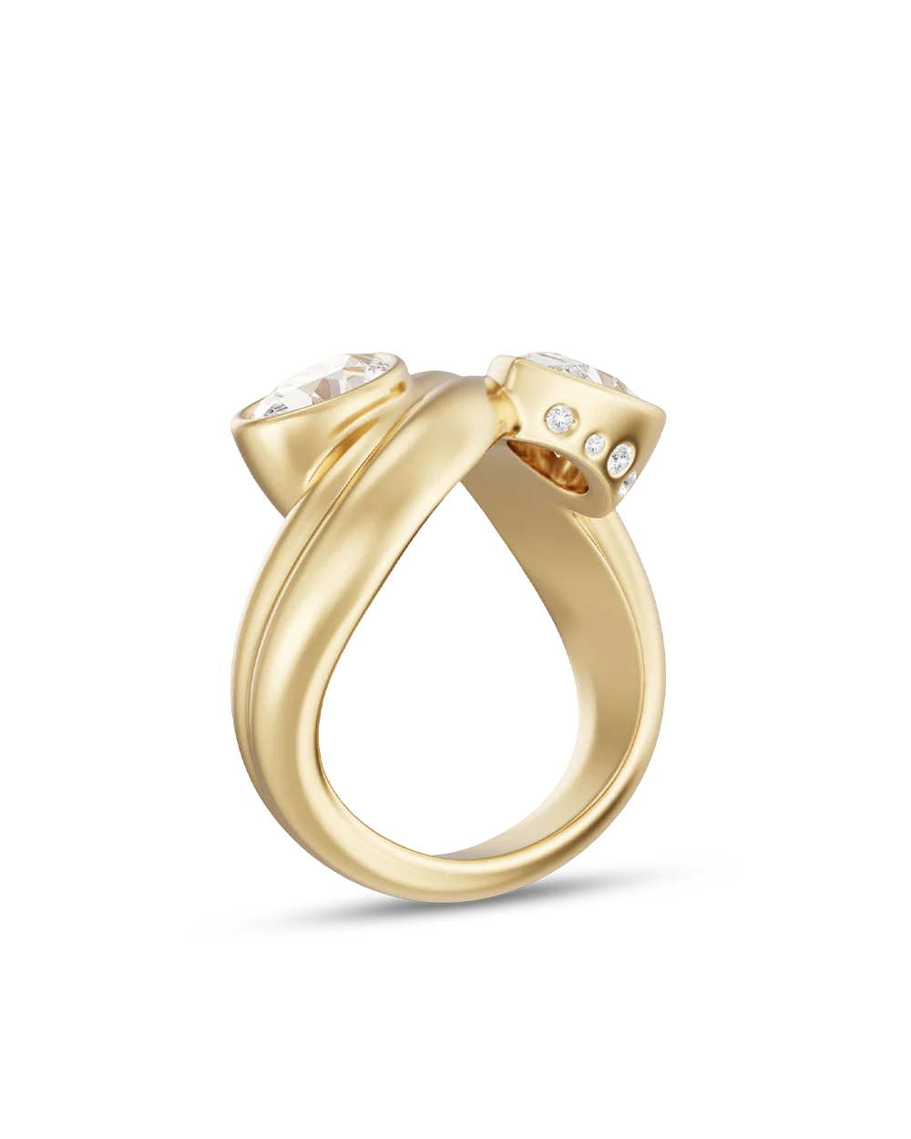 Castor Pear Toi et Moi Diamond Ring - Image 11