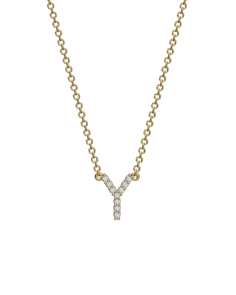 Diamond Initial Necklace - Image 38