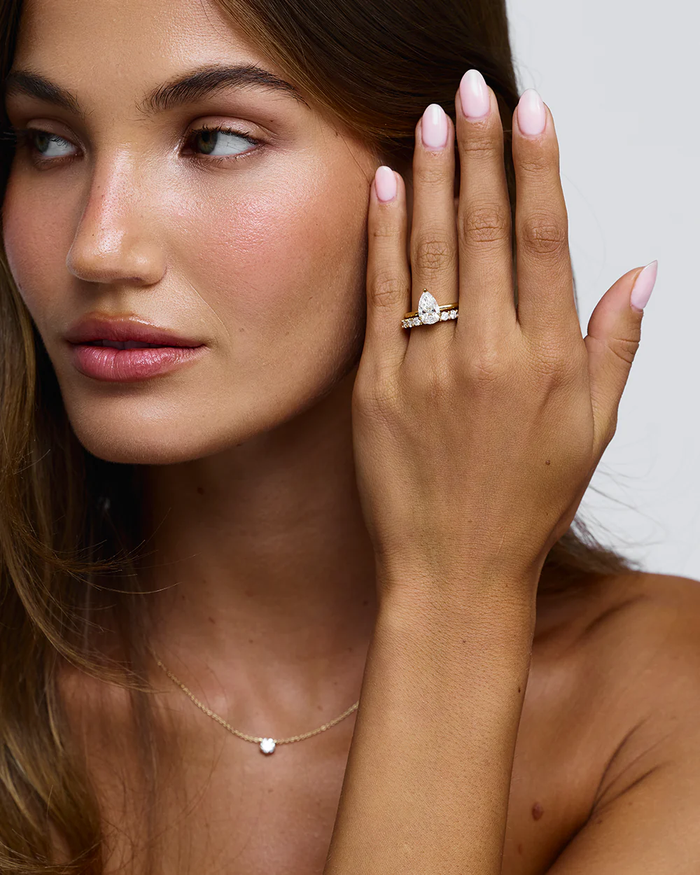 Erin 2.05ct Pear Diamond Solitaire Engagement Ring - Image 10