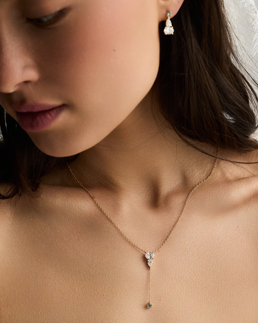 Iris Drop Earrings - Image 4