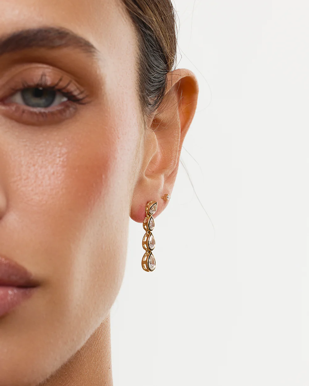 Lumiere Diamond Drop Earrings - Image 6