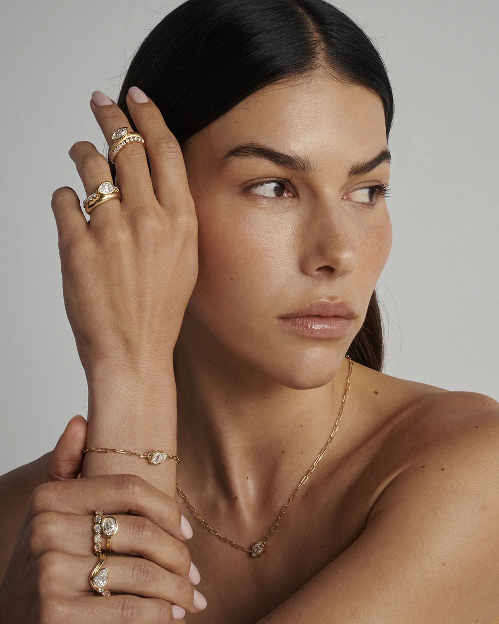 Margot 1.21ct East West Pear Diamond Ring - Image 4