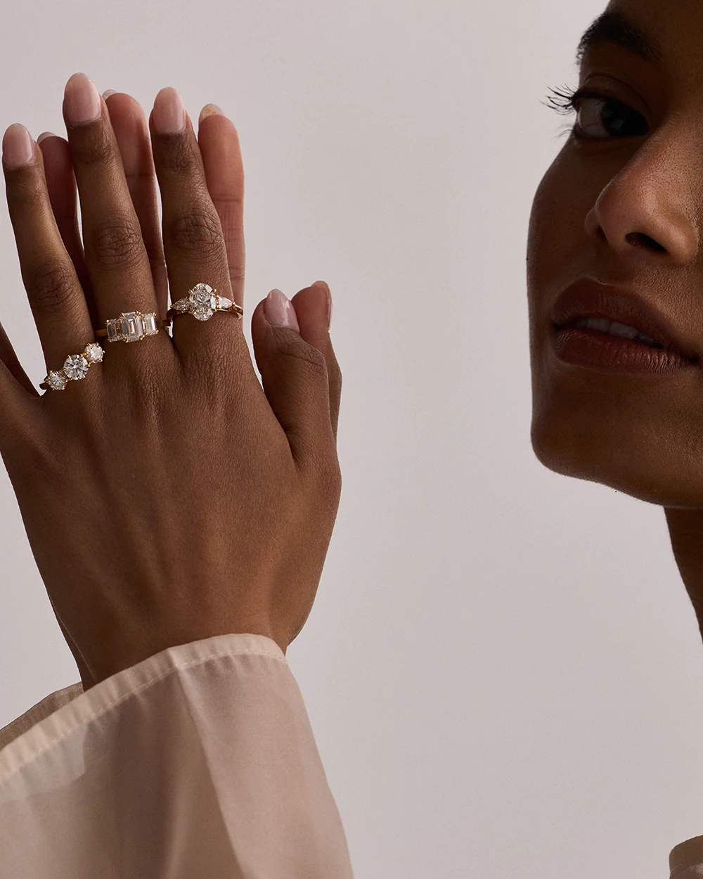 Portia 2ct Trilogy Engagement Ring - Image 6