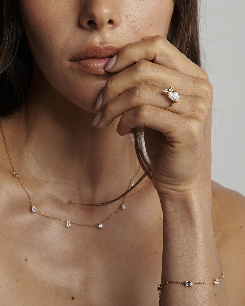 Yasmin 1.53ct Pear Diamond Ring - Image 11